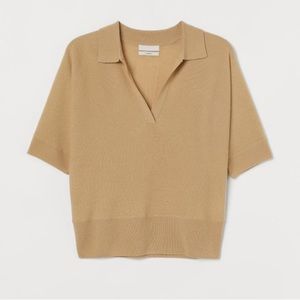 Short-sleeved Cashmere Sweater